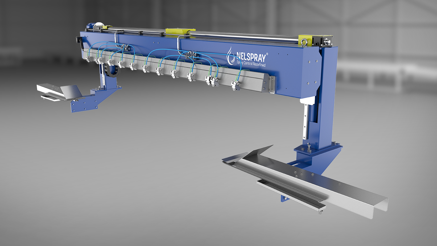 Nelspray mat spray system — full telescopic boom
